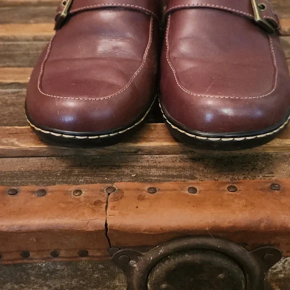 Softspots Brown Leather Loafer Mule - Picture 4 of 10